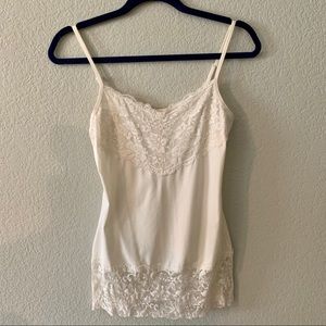 Lace trim camisole